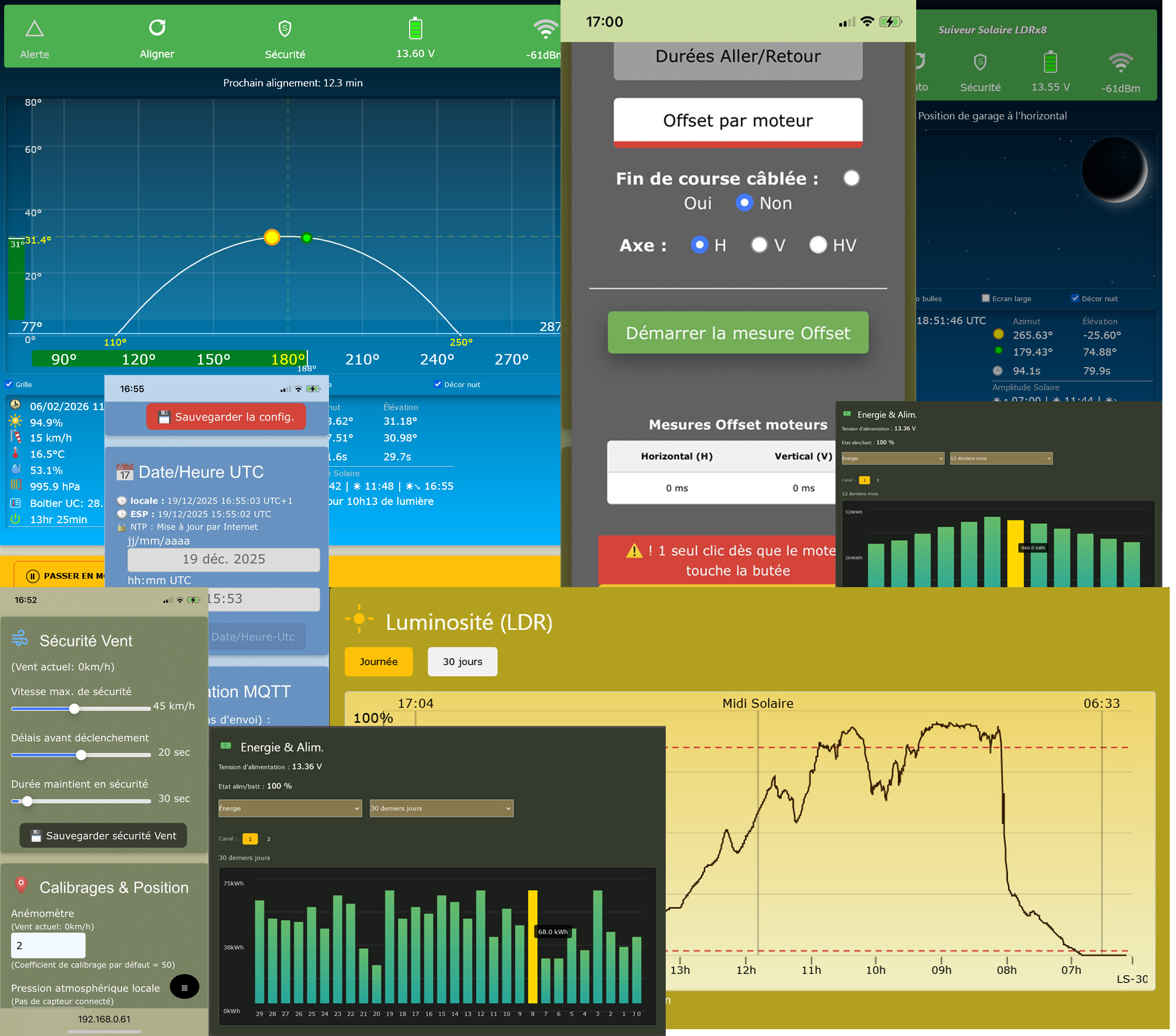 Traqueur Solaire V10 – Configuration logiciel